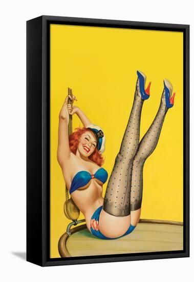 Flirt Magazine; Sailor Girl-Peter Driben-Framed Stretched Canvas