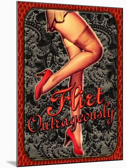 Flirt Outrageously-Kate Ward Thacker-Mounted Giclee Print