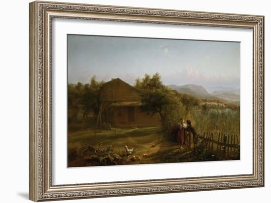 Flirtation, 1875-David Gilmour Blythe-Framed Giclee Print