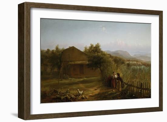 Flirtation, 1875-David Gilmour Blythe-Framed Giclee Print