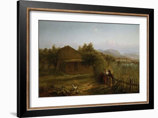 Flirtation, 1875-David Gilmour Blythe-Framed Giclee Print