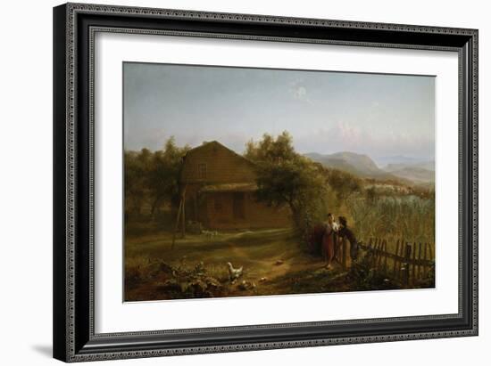 Flirtation, 1875-David Gilmour Blythe-Framed Giclee Print