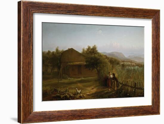 Flirtation, 1875-David Gilmour Blythe-Framed Giclee Print