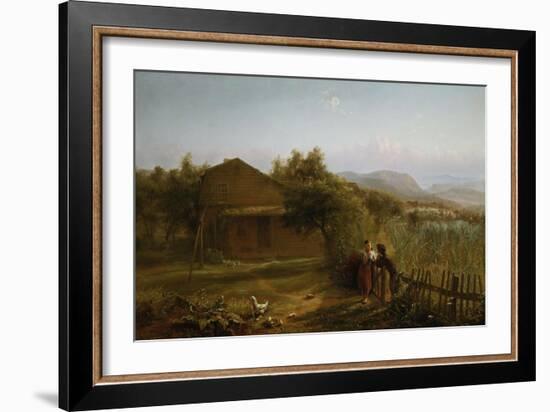 Flirtation, 1875-David Gilmour Blythe-Framed Giclee Print