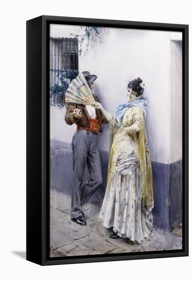 Flirtation, 1885-Anders Leonard Zorn-Framed Premier Image Canvas