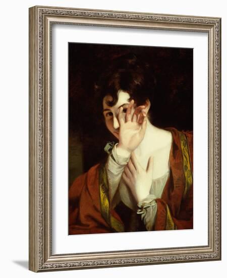 Flirtation by Thomas Sully-Thomas Sully-Framed Giclee Print