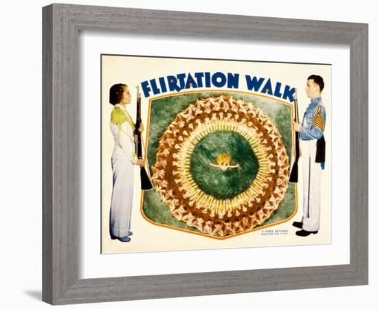 Flirtation Walk, Ruby Keeler, Dick Powell, 1934-null-Framed Photo