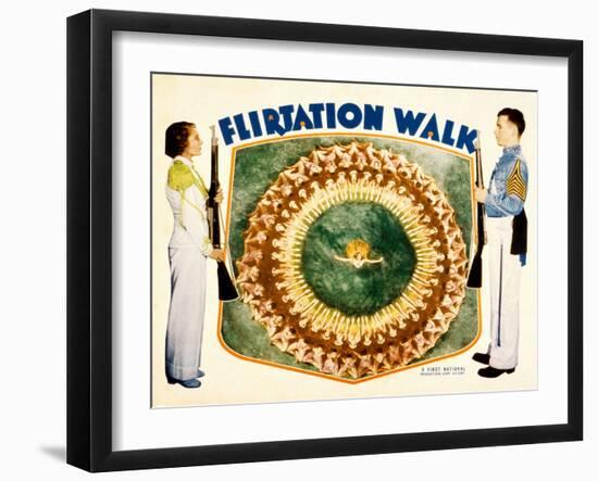 Flirtation Walk, Ruby Keeler, Dick Powell, 1934-null-Framed Photo