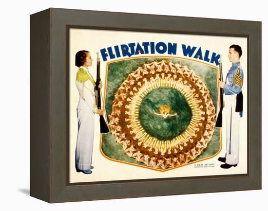 Flirtation Walk, Ruby Keeler, Dick Powell, 1934-null-Framed Stretched Canvas