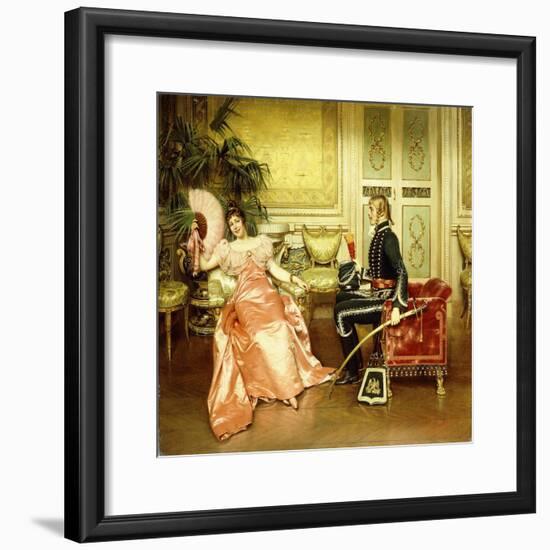 Flirtation-Joseph Frederick Charles Soulacroix-Framed Giclee Print