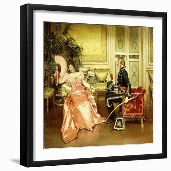 Flirtation-Joseph Frederick Charles Soulacroix-Framed Giclee Print