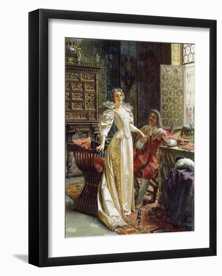 Flirtation-Joseph Frederic Soulacroix-Framed Giclee Print