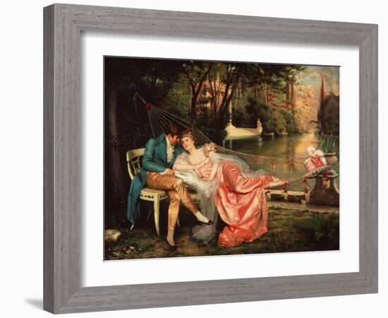 Flirtation-Joseph Frederick Charles Soulacroix-Framed Giclee Print