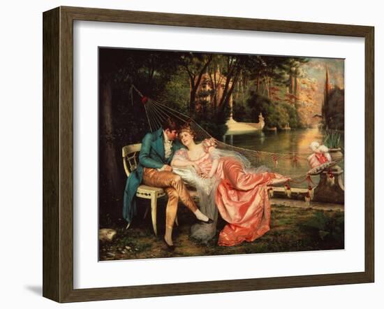 Flirtation-Joseph Frederick Charles Soulacroix-Framed Giclee Print