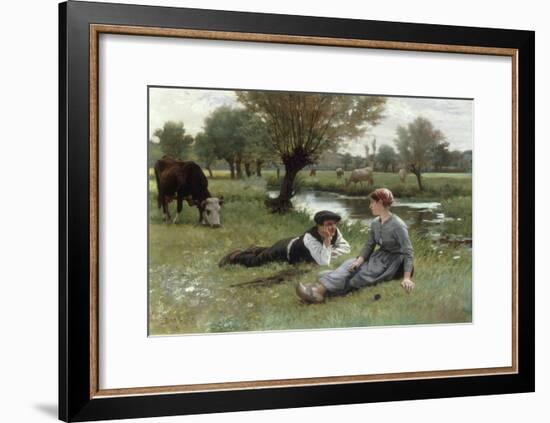 Flirting, 1896-Edouard Debat-Ponson-Framed Giclee Print