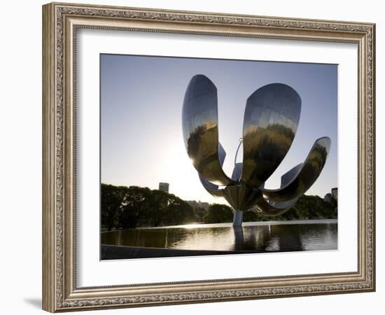 Floalis Genetrica Sculpture in Un Plaza, Recoleta, Buenos Aires, Argentina, South America-Colin Brynn-Framed Photographic Print