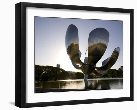 Floalis Genetrica Sculpture in Un Plaza, Recoleta, Buenos Aires, Argentina, South America-Colin Brynn-Framed Photographic Print