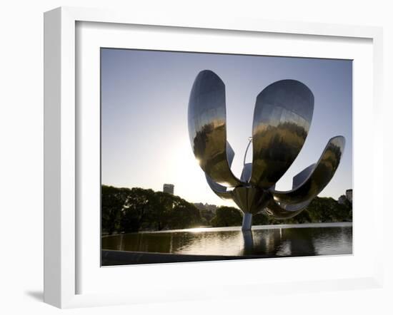 Floalis Genetrica Sculpture in Un Plaza, Recoleta, Buenos Aires, Argentina, South America-Colin Brynn-Framed Photographic Print