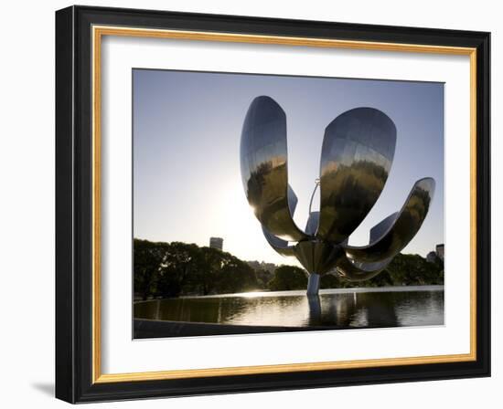 Floalis Genetrica Sculpture in Un Plaza, Recoleta, Buenos Aires, Argentina, South America-Colin Brynn-Framed Photographic Print