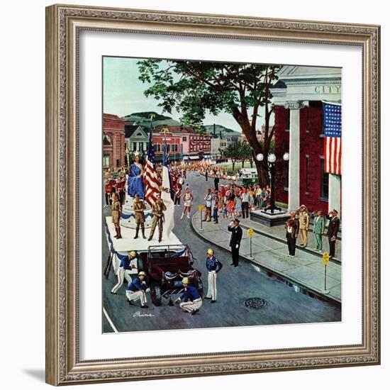 "Float Flat", July 5, 1958-Ben Kimberly Prins-Framed Giclee Print