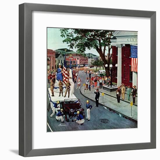 "Float Flat", July 5, 1958-Ben Kimberly Prins-Framed Giclee Print