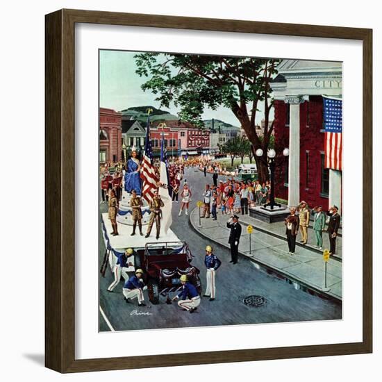 "Float Flat", July 5, 1958-Ben Kimberly Prins-Framed Giclee Print