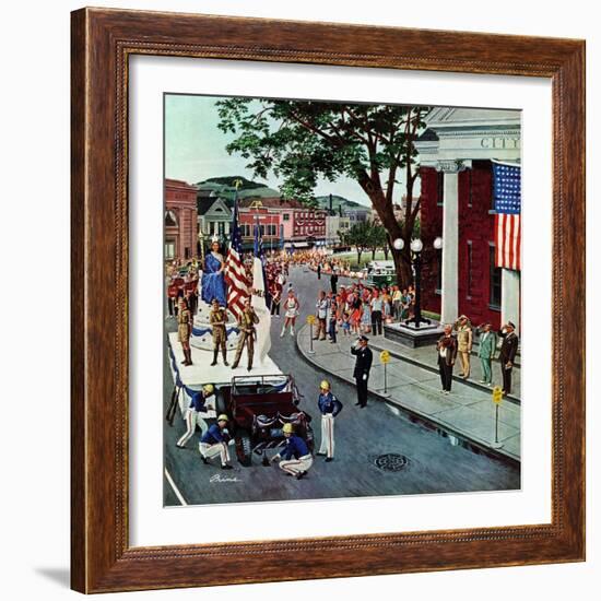 "Float Flat", July 5, 1958-Ben Kimberly Prins-Framed Giclee Print