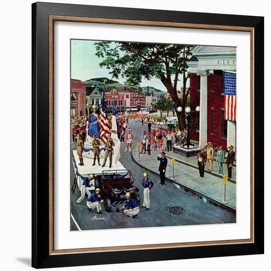 "Float Flat", July 5, 1958-Ben Kimberly Prins-Framed Giclee Print