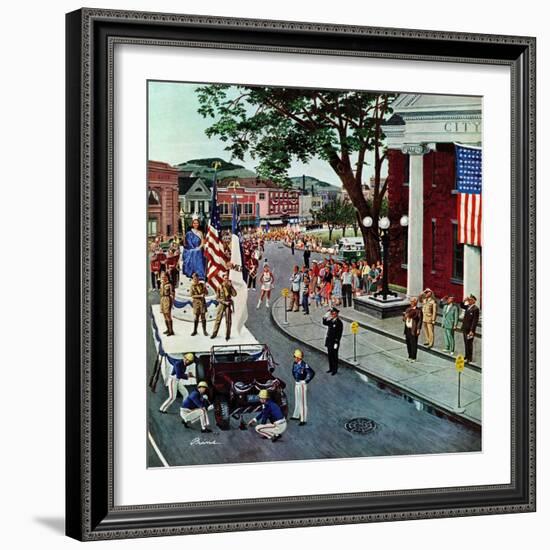 "Float Flat", July 5, 1958-Ben Kimberly Prins-Framed Giclee Print