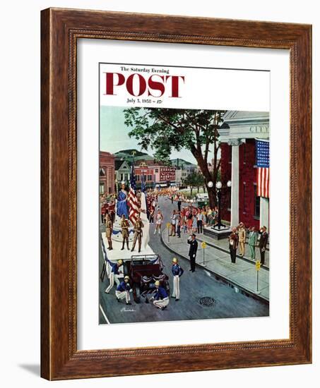 "Float Flat" Saturday Evening Post Cover, July 5, 1958-Ben Kimberly Prins-Framed Giclee Print