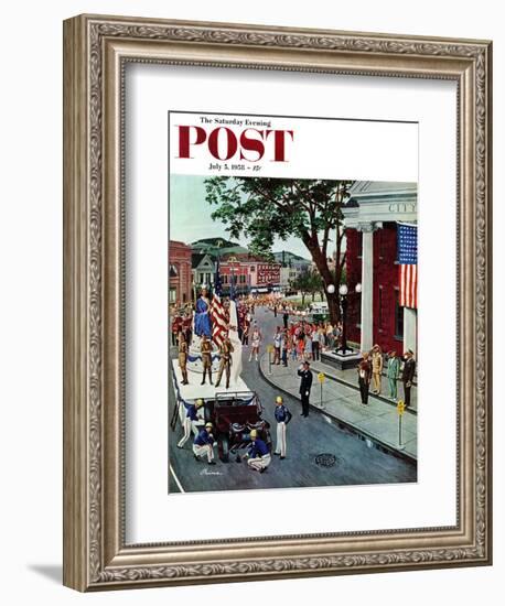 "Float Flat" Saturday Evening Post Cover, July 5, 1958-Ben Kimberly Prins-Framed Giclee Print