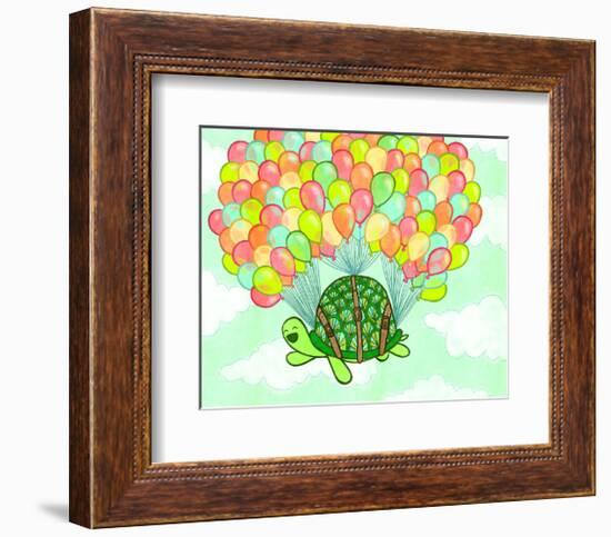 Float On-My Zoetrope-Framed Art Print