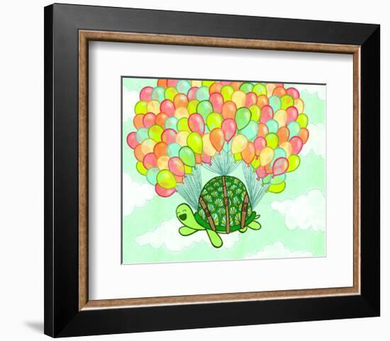 Float On-My Zoetrope-Framed Art Print