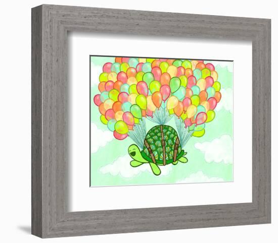 Float On-My Zoetrope-Framed Art Print