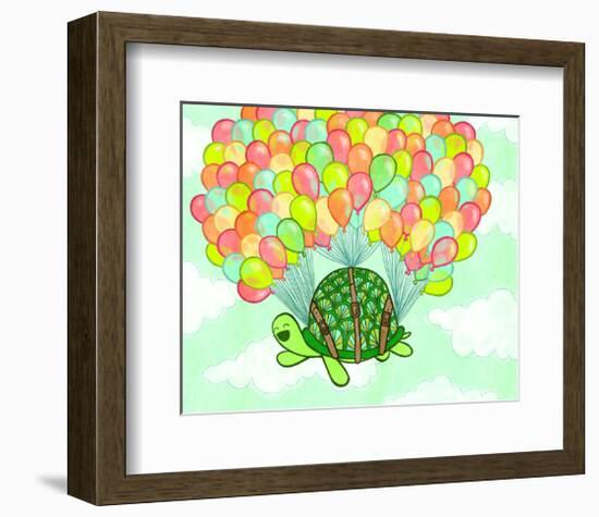 Float On-My Zoetrope-Framed Art Print