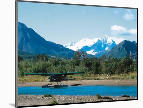 Float Plan on Salmon Stream, Katmai National Park, Alaska, USA-Dee Ann Pederson-Mounted Photographic Print