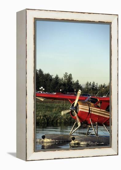 Float Plane, Anchorage, Alaska, USA-Gerry Reynolds-Framed Premier Image Canvas