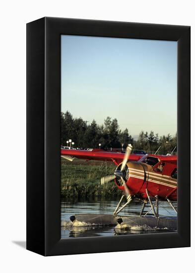 Float Plane, Anchorage, Alaska, USA-Gerry Reynolds-Framed Premier Image Canvas