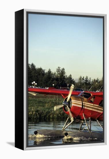 Float Plane, Anchorage, Alaska, USA-Gerry Reynolds-Framed Premier Image Canvas