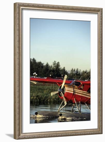 Float Plane, Anchorage, Alaska, USA-Gerry Reynolds-Framed Photographic Print