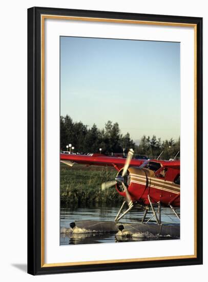 Float Plane, Anchorage, Alaska, USA-Gerry Reynolds-Framed Photographic Print