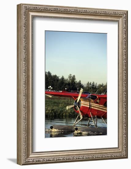 Float Plane, Anchorage, Alaska, USA-Gerry Reynolds-Framed Photographic Print