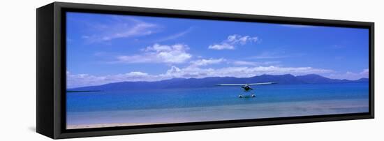 Float Plane Hope Island Great Barrier Reef Australia-null-Framed Stretched Canvas