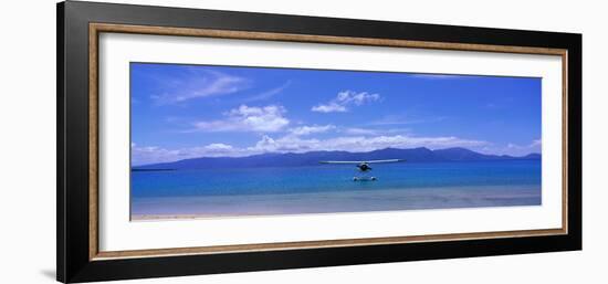 Float Plane Hope Island Great Barrier Reef Australia-null-Framed Photographic Print