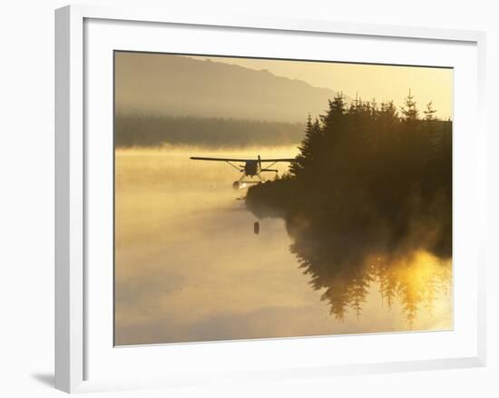 Float Plane on Beluga Lake at Dawn, Alaska, USA-Adam Jones-Framed Photographic Print