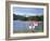 Float Plane Parked at Lake Side, Shrode Lake, Prince William Sound, Alaska, USA-null-Framed Photographic Print