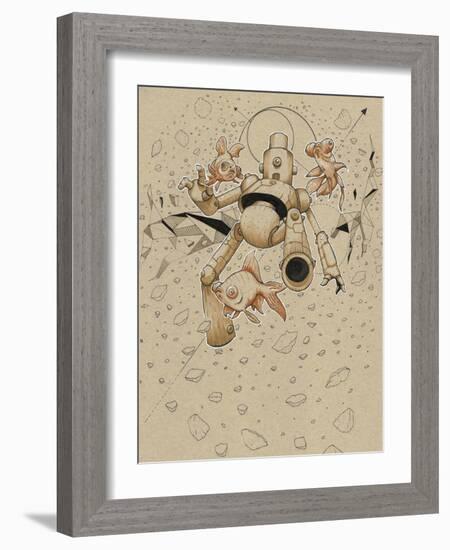 Floatbot Fish-Craig Snodgrass-Framed Giclee Print