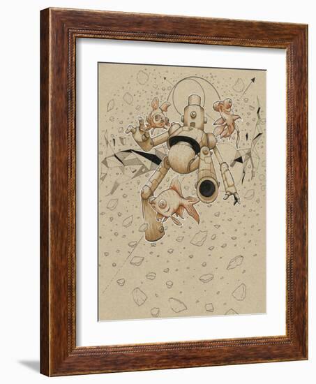 Floatbot Fish-Craig Snodgrass-Framed Giclee Print