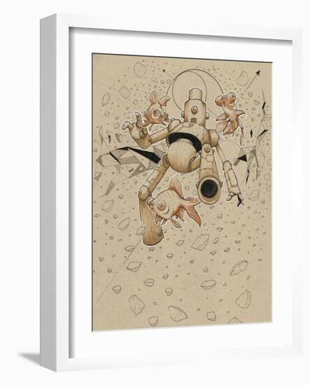 Floatbot Fish-Craig Snodgrass-Framed Giclee Print