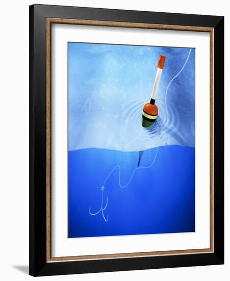 Floater and Hook in Water-Matthias Kulka-Framed Giclee Print